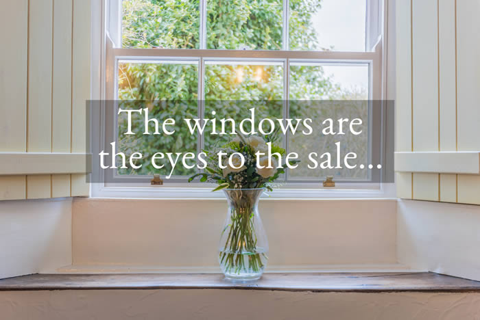 Windows are eyes to the sale